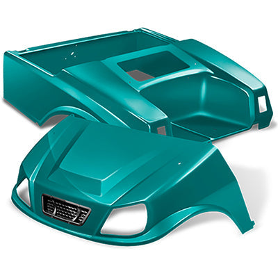 DoubleTake Spartan Body Kit with Grille, Club Car DS, Teal BOD-DT0422-TL