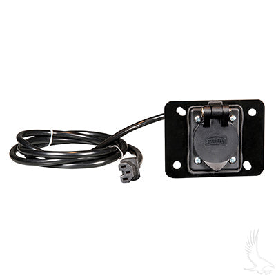 E-Z-GO TXT Golf Cart AC Receptacle CGR-131