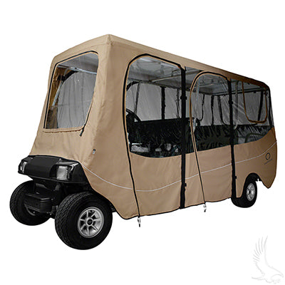 ENC-027 - Enclosure, Deluxe 6 Passenger, Sand, Fits Up to 126" Top ENC-027
