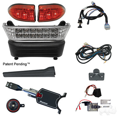 LGT-306LBT2B4 - Build Your Own LED Light Bar Kit,  Club Car Precedent, Electric 08.5+, 12-48v (Standard, Linkage) LGT-306LBT2B4