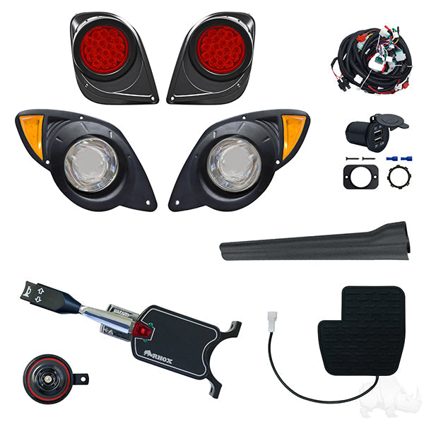 BYO LED Adjustable Light Kit, Yamaha Drive2 12-48V 20+ (Standard, OE Pedal Mount) LGT-403LT2B14