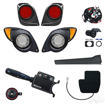 BYO LED Adjustable Light Kit, Yamaha Drive2, 12-48v 20+ (Delixe, OE Pedal Mount) LGT-403LT3B14