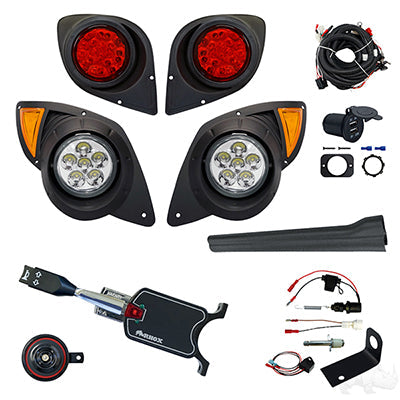 LGT-607LT2B12 - Build Your Own LED Factory Light Kit, Yamaha Drive 07-16 (Standard, Brake Switch Kit) LGT-607LT2B12