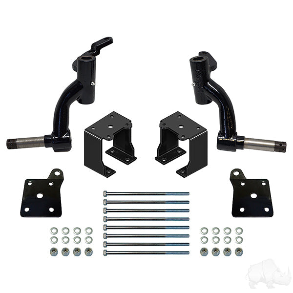 RHOX 6" Drop Spindle Lift Kit, E-Z-Go TXT Gas 19+ with EX1 Engine, Electric 01.5+ LIFT-114