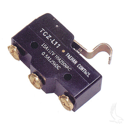 MS-007 - Micro Switch, 3 Terminal,  E-Z-GO Marathon Electric 90-94 w/ Solid State Controller MS-007