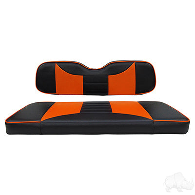 RHOX Rhino Cushion Set Rally Black Orange SEAT-001BO-R