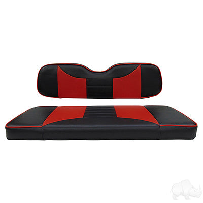 RHOX Rhino Cushion Set Rally Black Red SEAT-001BR-R