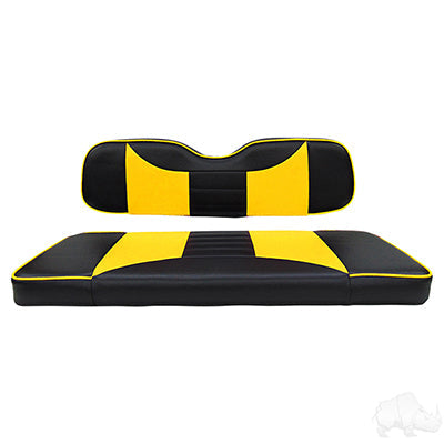 RHOX Rhino Cushion Set Rally Black Yellow SEAT-001BY-R