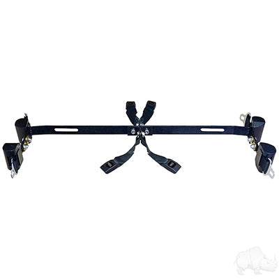 SEAT-2011 - Deluxe Seat Belt Kit includes: (4) 56" Retractable Seat Belts, Bracket and Hardware SEAT-2011