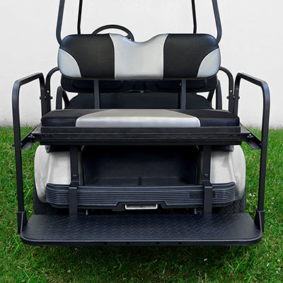 SEAT-321BS-S - RHOX Rhino Seat Kit, Sport Black/Silver,  Club Car DS SEAT-321BS-S