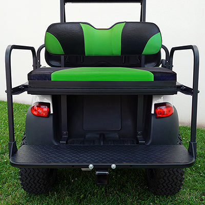 Club Car Tempo Precedent 2004+ RHOX Rhino Seat Kit Sport Black Green SEAT-331BG-S