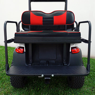 SEAT-331BR-R - RHOX Rhino Seat Kit, Rally Black/Red,  Club Car Tempo, Precedent 04+ SEAT-331BR-R