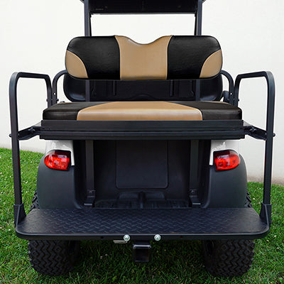 SEAT-331BT-S - RHOX Rhino Seat Kit, Sport Black/Tan,  Club Car Tempo, Precedent 04+ SEAT-331BT-S