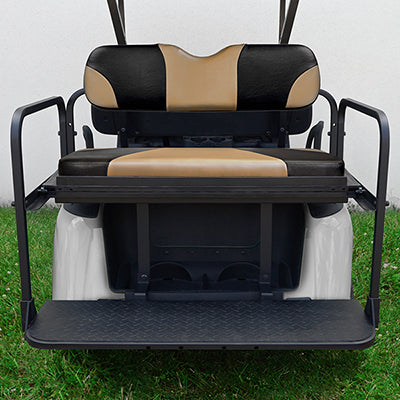 SEAT-361BT-S - RHOX Rhino Seat Kit, Sport Black/Tan,  E-Z-GO RXV 08+ SEAT-361BT-S