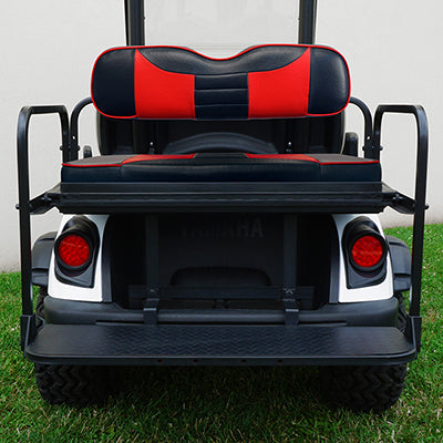 SEAT-371BR-R - RHOX Rhino Seat Kit, Rally Black/Red, Yamaha Drive2 SEAT-371BR-R