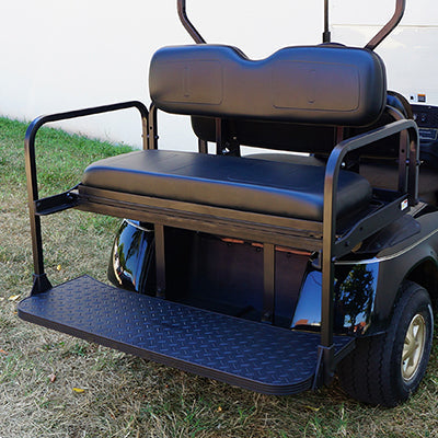 SEAT-415Black  - RHOX Rhino Aluminum Seat Kit, Black  E-Z-GO TXT 96+ SEAT-415BLK