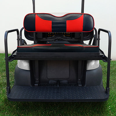 SEAT-431BR-R - RHOX Rhino Seat Kit, Rally Black/Red,  Club Car Tempo, Precedent 04+ SEAT-431BR-R