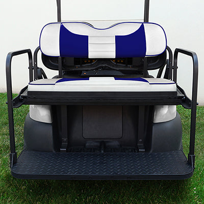 SEAT-431WBL-R - RHOX Rhino Seat Kit, Rally White/Blue,  Club Car Tempo, Precedent 04+ SEAT-431WBL-R