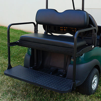 SEAT-435Black  - RHOX Rhino Aluminum Seat Kit, Black,  Club Car Tempo, Precedent 04+ SEAT-435BLK