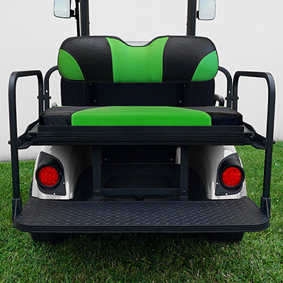 SEAT-451BG-S - RHOX Rhino Seat Kit, Sport Black/Green, Yamaha Drive SEAT-451BG-S