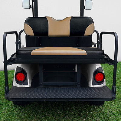 SEAT-451BT-S - RHOX Rhino Seat Kit, Sport Black/Tan, Yamaha Drive SEAT-451BT-S