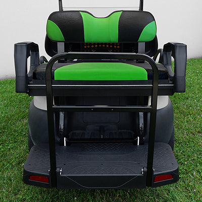 SEAT-531BG-S - RHOX Rhino Aluminum Seat Kit, Sport Black/Green,  Club Car Tempo, Precedent 04+ SEAT-531BG-S