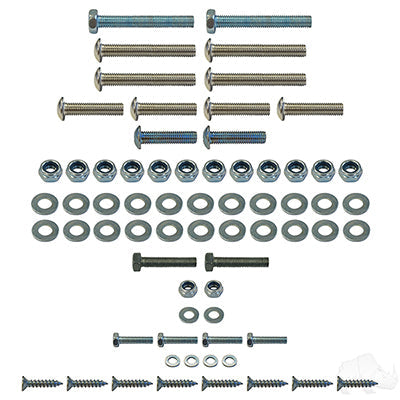 SEAT-734 - RHOX Replacement Hardware, SS Seat Kit,  Club Car Tempo, Precedent 04+ SEAT-734
