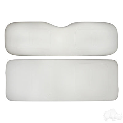 SEAT-810U-W - Cushion Set, White, Universal Board,  E-Z-GO TXT 800 Series SEAT-810U-W
