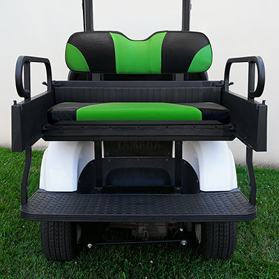 SEAT-951BG-S - RHOX Rhino Seat Box Kit, Sport Black/Green, Yamaha Drive SEAT-951BG-S