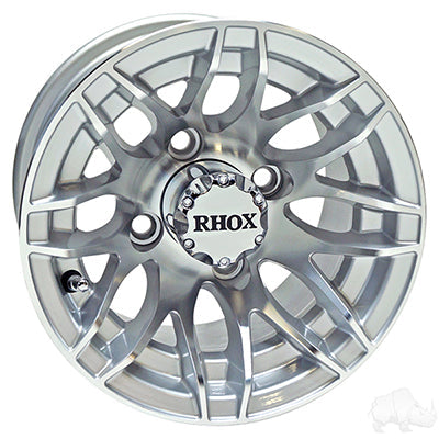 RHOX RX175 Wheel Machined Silver 10x7 ET -25 TIR-RX175-MS
