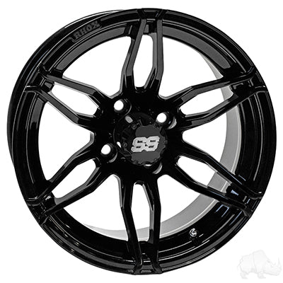 RHOX Wheel RX378 Gloss Black 14x7 ET-25 TIR-RX378-B